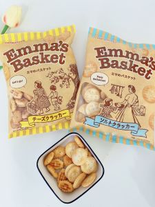 Snacks Japanese Soda Cheese Biscuits Love Ma Picnic Leisurely Morning Tea Break Resilient Biscuits Salt Flavor Bag Packaging