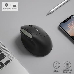 B.O.W | Ergonomic Vertical Mouse Quiet Small Hand Female 2 Modes
