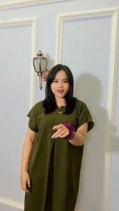 New Daster Namira Crinkle Polos Daster Wanita Busui Friendly Terviral Dan Terbaru