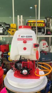 เครื่องพ่นยาสะพายหลัง 767 หม้อลม เครื่องยนต์ 2 จังหวะ 25.6 CC ลานสตาร์ท EASY START เครื่องยนต์เบนซิน เครื่องพ่นยาพร้อมใช้งาน