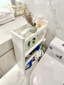 Kitchen Vegetable Basket Storage Rack Home Floor Standing Cart Bathroom Mobile Cabinet Gap Organizer Bedroom Miscellaneous Storage