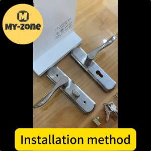 Myzone Door Lock Stainless Steel Universal Opening Door Knob Single Tongue Lock