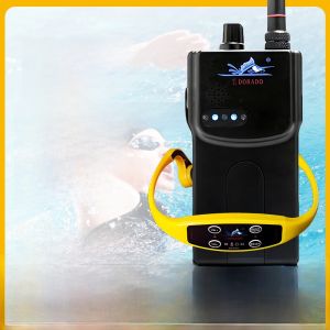 1DORADO Shark Wireless Waterproof Bone Conduction Swimming Training Earphones Underwater Microphone for Swimming Instruction