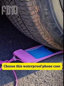 FIND Waterproof Air Bag Phone Pouch Underwater TPU Case Swimming Diving Phone Case For any Iphone Huawei Samsung