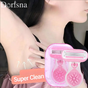 Dorisna Safety Razor with Storage Box For Face Leg Armpit Beauty Hair Removal Aloe Vera Shaving Head Adjustable