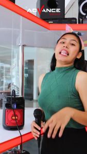 Advance S55 Speaker Bluetooth Karaoke Wireless Portable Super Bass Aktif BONUS Mic Kabel FREE ONGKIR