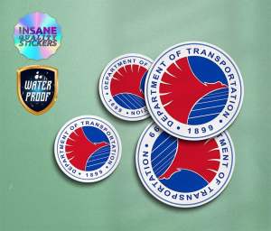 IQS 003 Emblem logo Sticker Reflectorized Water proof for CAR