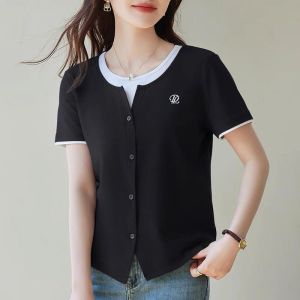 HUAXUNRAN | Áo Thun Dạng Hai Mảnh Phù Hợp Với Kích Cỡ Lớn
