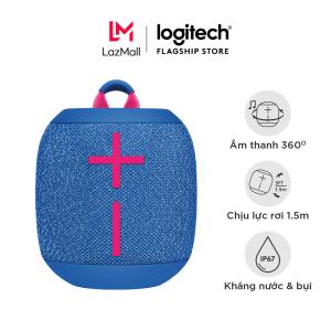 Loa di động Bluetooth Logitech UE Wonderboom 3 - nhỏ gọn âm bass lớn 360 độ kể cả ngoài trời kháng nước không dây 40m