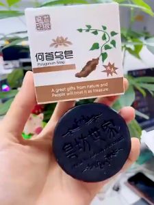 Xà Phòng Gội Đầu kích thích mọc tóc - xà bông gội đầu hà thủ ô  Thanh / Cục xà phòng gội đầu Dầu Gội Thảo Mộc HÀN QUỐC