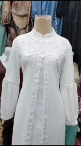 GAMIS PUTIH TANGAN BALON TERBARU: DESAIN MODERN & NYAMAN UNTUK SEHARI-HARI