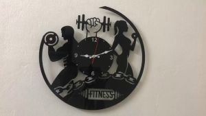 Trang Trí Phòng Tập Gym Với Đồng Hồ Treo Tường Hình Tập Thể Dục