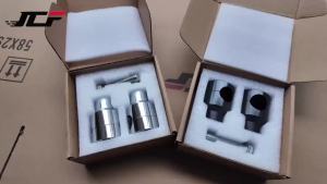 JNYD Motorcycle Heightening Fixed Clamp CNC 22mm 25mm Handlebar Risers Kit Mount For Harley Sportster Dyna Honda Bobber Chopper