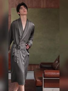 Cool Silk Mens Robe Large