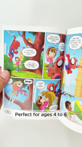 Spidey and His Amazing Friends: My First Comic Reader | Age 4-6 | superhero spiderman learn practice reading book