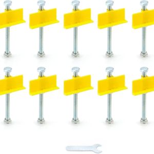 10pcs Manual Wall Tiles LocatorTile Leveling DeviceHeight Adjustment Positioner LevelerFine Thread Lifting Construction Tool