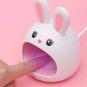Máy hơ sơn gel mini hình con thỏ - máy hơ cầm tay nhỏ gọn tiện lợi