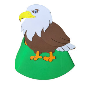 EVA Chicken Hat for Children Performance Props Animal Masks Elastic Band Toddler Kindergarten Show Costumes Festival Supplies