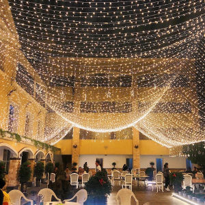 LED  Fairy Light Outdoor Garland String Lights10M 20M Waterproof Festoon Lamp Wedding Party Holiday Gardening Decoration Light