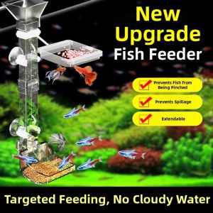 KUWUBIANJING | Anti-drift Feeding Tube for Small Fish and Shrimp Acrylic