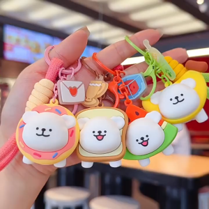 Gantungan Kunci Karakter Sanrio Gantungan Aksesoris Tas Anak Korea Lucu Boneka Kartun Keychain Untuk Tas Sekolah