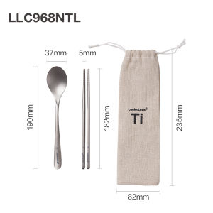 LocknLock | Bộ Dụng Cụ Ăn Tiện Lợi Từ Titanium Sạch Cho Học Sinh Và Nhân Viên Văn Phòng
