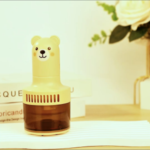 Mini Portable Wireless Vacuum Cleaner Bear Strong Suction Handheld Desktop Vacuum for Home Office Car Use