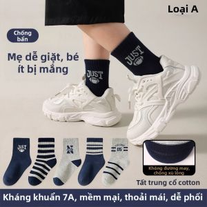Vớ Bông Không Xù Không Có Xương Sống Kháng Khuẩn