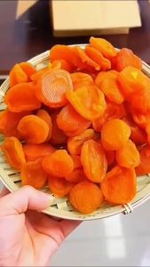 Sweet sour seedless dried apricots for health Yellow dried apricots Dried fruit Turkish specialties