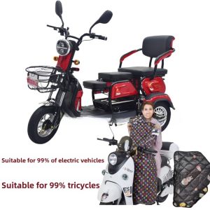 Thickened Winter Electric Vehicle Windproof Leg And Neck Protector Warm And Waterproof Motorcycle Riding Blanket Commute Style