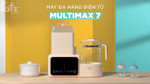 Máy đa năng điện tử FATZ BABY Multimax 7 FB9302TN Đun Hâm nước Tiệt trùng Sấy khô Hâm sữa Hầm cháo
