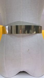 Ikat Pinggang Wanita Gesper Sabuk Rantai Metal Emas Fashion Korea