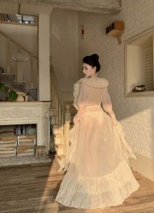 Bikini Pure Desire Hot เด็กผู้หญิง Small Chest Gathered Hot Spring Vacation Separate Swimsuit Womens Triangle Bikini Polyester Material with Chest Pad