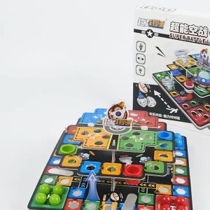 3D Battle Ludo Chess / Board Game / 3D立体飞行棋 / 儿童益智桌面游戏玩具 / 桌游 / Catur Terbang 3D Permainan Papan