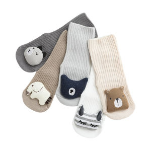 Newborn Baby Socks For Girls Boys Cotton Infant Boy Girl Floor Sock Spring Autumn Soft Home Floor Toddler Socks Anti-slip 0-24M