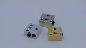 Khối Gia Nhiệt Bằng Đồng Mạ Cho Máy In 3D Ender 3 CR10/Ender 3 V2/Ender 5 J-Head Hotend Bằng Nhôm/đồng Thau