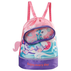 Childrens Wet-dry Separation Multi-functional Large-capacity Swim Backpack