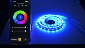 5M 10M 20M Tuya Zigbee 5in1 Chip RGB+CCT LED Strip 24V 5050 Dimmable Room Light Decor RF Touch Remote for Alexa Home Assistant