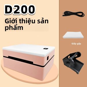 Máy In Nhãn Nhiệt Marklife D200 Bluetooth/USB 100x100/150mm Máy In Mã Vạch Vận Chuyển Nhanh Tương Thích Với Mac OS/Windows/Android
