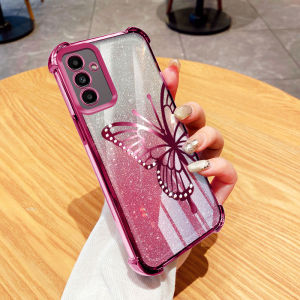 YBD 3D Diamond Inlaid Butterfly Style Casing For Vivo Y03 Y18 Y18E Y18S Y18T Y28S Y28E Y03T Y18i IQOO Z9 Lite T3 Lite Cardboard with Glitter Powder