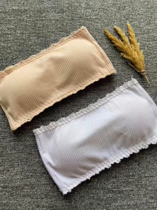 [MM] BS421 BRA WANITA TANPA TALI - BRA WANITA DENGAN BUSA - BRA WANITA BAHAN RENDA - KEMBEN BRA CROP TOP