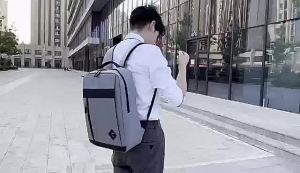 #1838 Multi-Functional Mens Backpack Laptop Bag School Bag