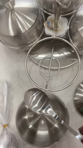 BỘ 4 HỦ Đựng Gia Vị Inox 304 Kèm Khay Đựng cho Nhà bếpQuán Ăn...