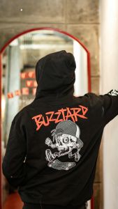 Hoodie Buzztard Skate Kids // Hoodie punk // Jaket hitam // hoodie pria