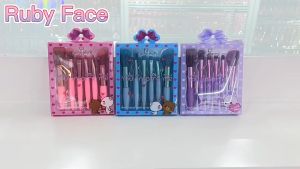 (สินค้าส่งจากไทย) Ruby Face เซ็ตแปรงแต่งหน้า 6ชิ้น Makeup Brush Set อุปกรณ์แต่งหน้า ตา ปาก ขนนุ่มมาก