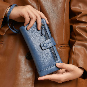 MLZH | RFID Fashionable Soft Leather Trifold Wallet
