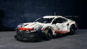 ⚠️现货⚠️ReadyStocks 1:1 Technic Porsche 911 RSR 40003积木1:8 保时婕 911 跑车 模型益智拼装 玩具车87011