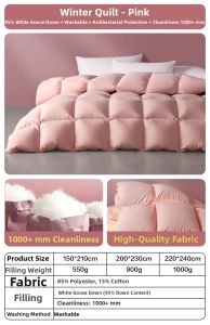 Boyang Home Textile | Washable Thermal Down Duvet 95% White Goose Down