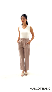 MASCOT Celana Panjang Kantor Formal Wanita (030) Loose Pants Celana Highwaist Wanita - Cullote Pants