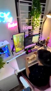 Mic thu âm ME6S Mic livestream có màng lọc tạp âm Micro sử dụng cho PC-Laptop-Điện thoại Led RGB